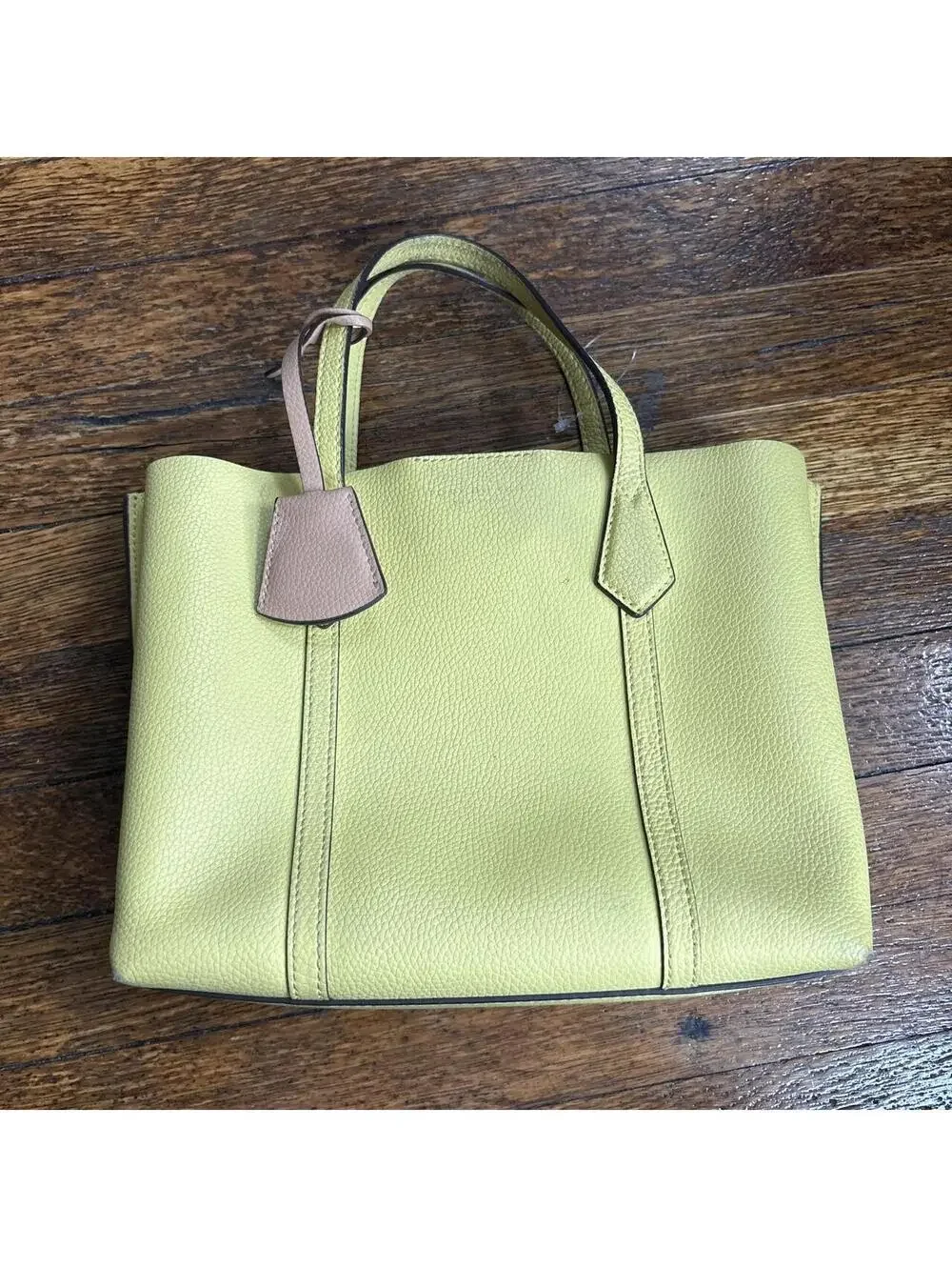 Tory Burch Women's Yellow and Green Bag